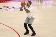 Damian Lillard #0 of the Portland Trail Blazers.